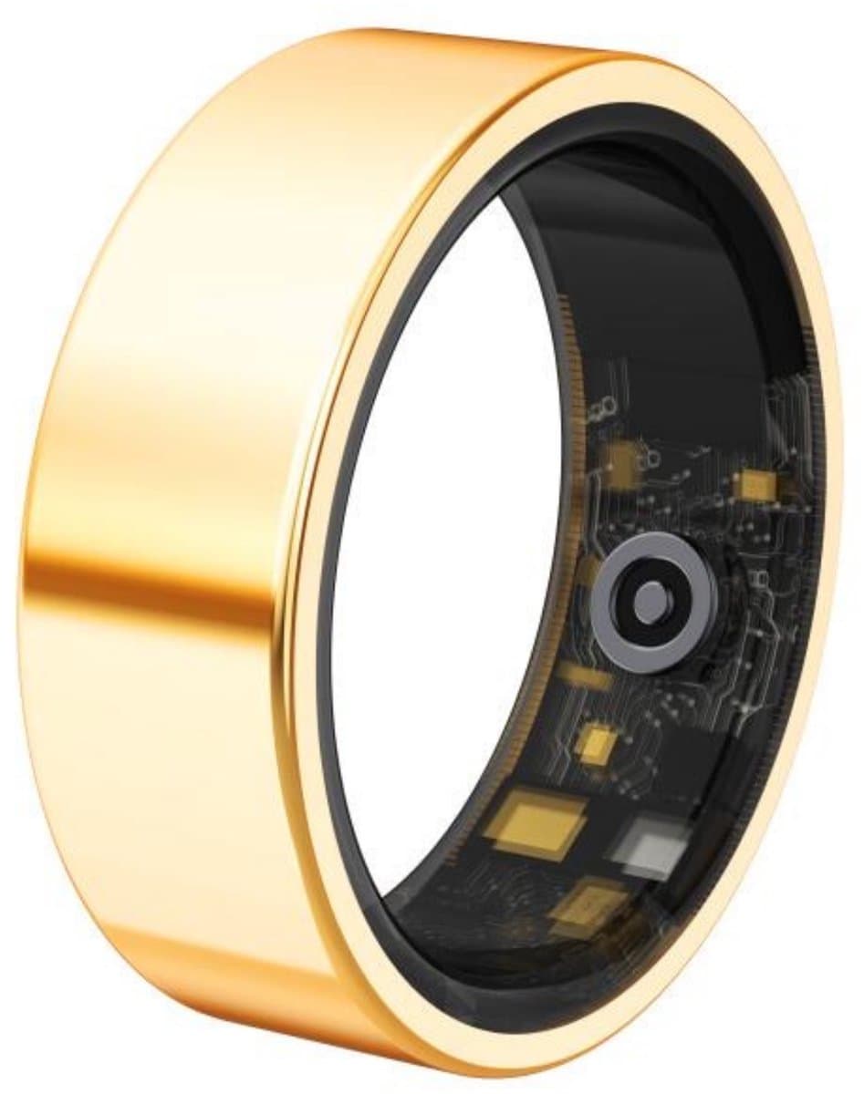 Lacardia Smart ring - Slimme ring - Goud - Maat 8 - Beschikbaar voor android en IOS - Eigen app - Unisex voor Dames & Heren — afbeelding 1