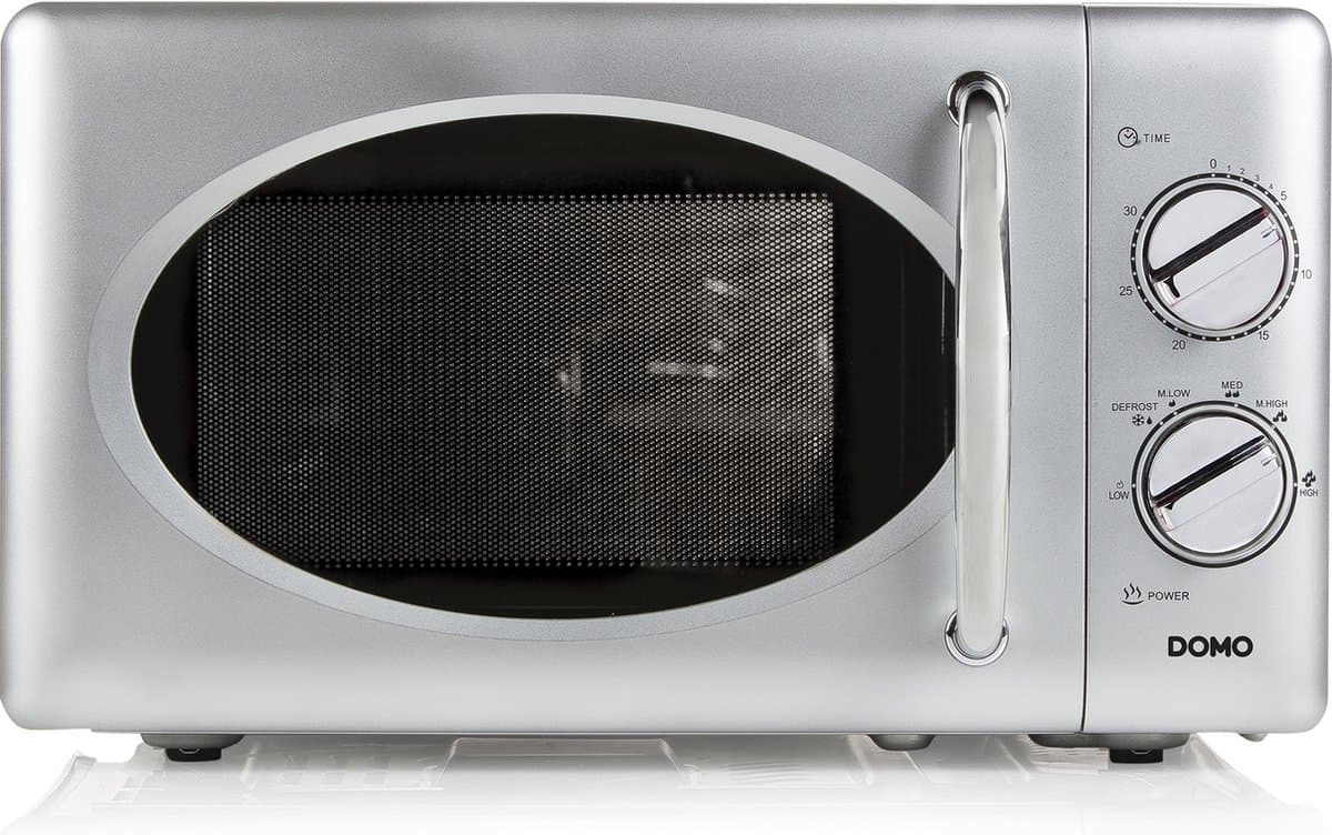 DOMO DO3025 Microgolfoven/magnetron solo - 25 L - 900 W - Retro - Grijs — afbeelding 1