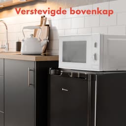 KitchenBrothers Koelkast - 81L - Tafelmodel Koelkast met Vriesvak - Koelvriescombinatie - IJskast - Frigo - Vrijstaand - Zwart — thumbnail 7