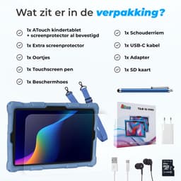 ATouch Kindertablet Tab 10 Pro - Vanaf 3 jaar - Kinder Tablet - 10 Inch - Ouderlijk Toezicht - Tablet Kinderen - 6000 mAh Batterij - Kids Tablet - 128GB+64SD - Octa Core - Navy — thumbnail 12