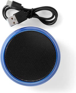 Bluetooth-Speaker - Maximale batterijduur: 4 uur - Handheld Ontwerp - 5 W - Mono - Ingebouwde microfoon - Koppelbaar - Blauw — thumbnail 7
