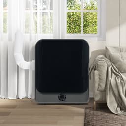 Re-purelife® Compacte Wasdroger met Afvoer voor Kleine Ruimtes - 3 kg Capaciteit (uitbreidbaar tot 4,5 kg) - 5 Programma's - Energieklasse G - Geschikt voor Opbouw of Opstelling - Stille Werking - 49.5*43.5x59.5 cm - Grijs — thumbnail 7
