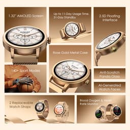 Watch Muse – AMOLED Smartwatch – Gezondheid – 120 Sportmodi – 7 Dagen – IP68 — thumbnail 10