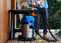 MELVRA Nat- en Droogzuiger - Alleszuiger - 1400W - 30L - Met Stopcontact - Bouwstofzuiger voor Werkplaats, Huis, Tuin en Auto - Industriële Stofzuiger — thumbnail 6