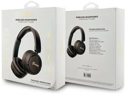 Guess Script Metal Logo Headphone - Geschikt voor Bluetooth Smartphones - Zwart — thumbnail 8