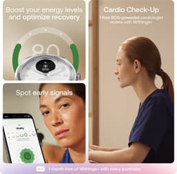 Withings ScanWatch - Nova Brilliant - 39mm - Hybride Smartwatch - Titanium Grijs — thumbnail 10