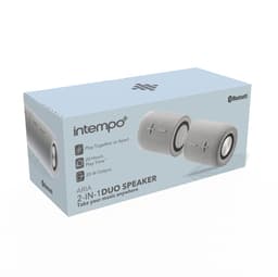Intempo Aria Duo Speaker - Magnetisch - Draagbare Bluetooth - Grijs — thumbnail 2