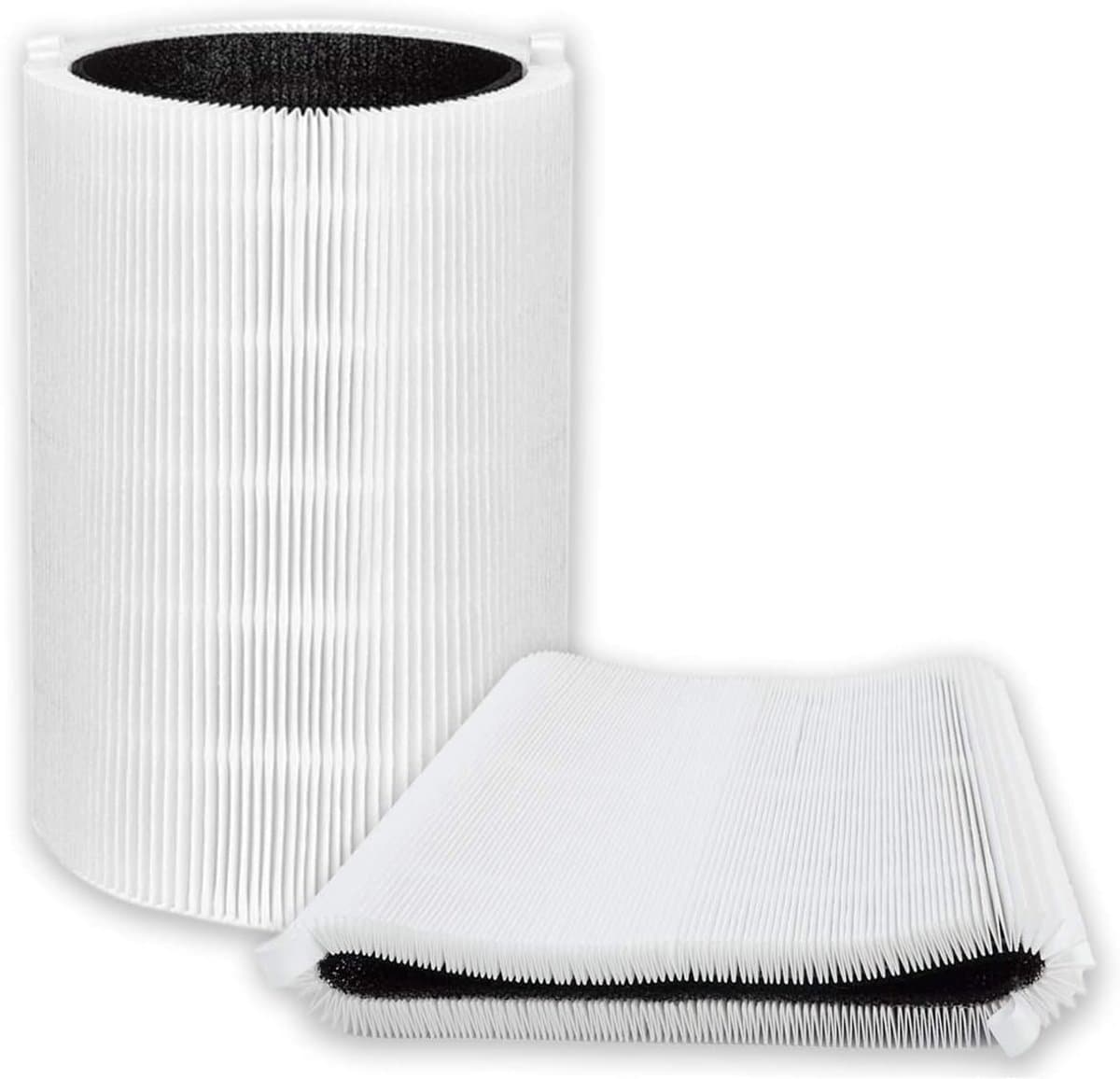 Filters voor luchtreinigers - 2 stuks - geschikt voor Blueair Blue Pure 411 - 411+ - 3210 luchtreinigers - H13 True HEPA-deeltjesfilter met actieve koolstof — afbeelding 1