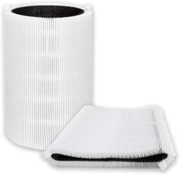 Filters voor luchtreinigers - 2 stuks - geschikt voor Blueair Blue Pure 411 - 411+ - 3210 luchtreinigers - H13 True HEPA-deeltjesfilter met actieve koolstof — thumbnail 1