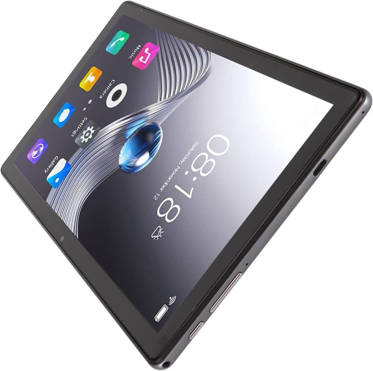 Zazitec 10.1 4G LTE Tablet – Android 13 – 12GB RAM – 256GB Opslag – Octa-Core – IPS 2560×1600 – 8800mAh – Grey — afbeelding 1