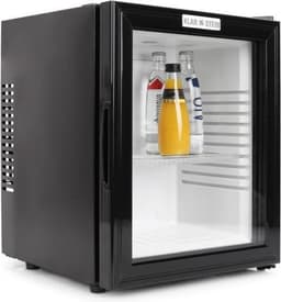 Klarstein Minibar Barmodel Koelkast - 24 Liter - glas - 0dB - Zwart - Minikoelkast - 5-15°C - voor Hotelkamer voor Kantoor - Stil Compact - Mini Fridge Kleine Koelkast Hotelkoelkast Drankkoeler Compact Koelkast — thumbnail 24