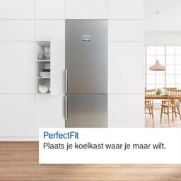 Bosch KGN392LBF - Serie 4 - koel-vriescombinatie - Total No Frost - nooit meer ontdooien- RVS - Zeer stil -Energielabel B - VitaFresh XXL 0°C: houd etenswaren langer vers met extra ruime vershoudlades — thumbnail 8