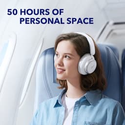 Soundcore Space Q45 koptelefoon met actieve ruisonderdrukking, tot wel 98% minder ruis, 50 u speeltijd, appbediening, LDAC Hi-Res Wireless Audio, comfortabel, duidelijk bellen, Bluetooth 5.3 — thumbnail 12