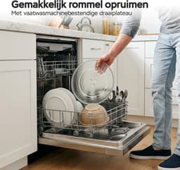 Turbotronic MW20 Vrijstaande Magnetron - 20 Liter - Zilver — thumbnail 7