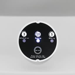 Quvo® Camping Wasmachine - Mini Wasmachine - Wasmachines - 10L - met Centrifuge - Wit - 30cm x 30cm x 28cm — thumbnail 7