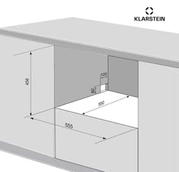Klarstein Vaatwasser Mini voor 6 Couvert, Stille Inbouw Vaatwasser klein met 6 Programma’s, Tafelmodel Vaatwasser voor Thuis, Kantoor en Camping, Mini Vaatwasser met Wateraansluiting - Vaatwasmachine Afwasmachine - 6 Maatgedekken 52 cm - voor Singles — thumbnail 12