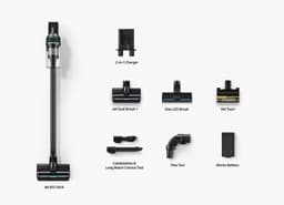 Samsung Jet 85S Multi VS70H25WWG/WA - Steelstofzuiger - 2 in 1 laadstation - Hepafilter - Slim LED Brush — thumbnail 9