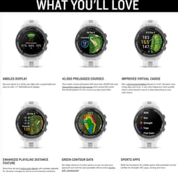 Garmin Approach S70 Premium GPS Golfhorloge 42 mm - Wit — thumbnail 7