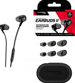 HyperX Cloud Earbuds II - Gaming Earbuds met Microfoon - Zwart - PC/PlayStation/Xbox/Nintendo Switch/Mobile — thumbnail 11