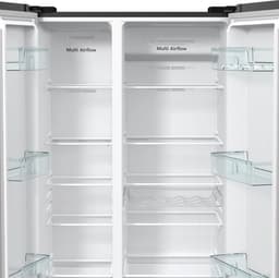 Hisense RS711N4AFE - Amerikaanse koelkast - Energielabel E - 550L - No-Frost - Freezer Convert - Fast Freeze - Zwart - 38dB - LED-display — thumbnail 3