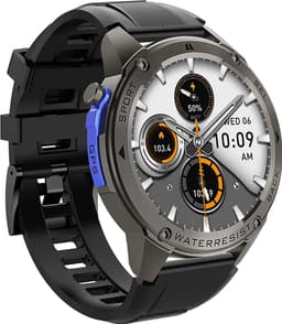 WizBay Premium Select® Smartwatch 1.43 AMOLED - Bellen - GPS - Altitude Luchtdruk Meter - Kompas -AI Voice Assist - Hart Monitor - O2 - Multi Sport Modi - Slaap - Message - Smartwatches - Zwarte Case - Zwarte TPU Band — thumbnail 11