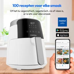 MEDION L Airfryer P40 - 4,7 L - 1500 W - 8 programma’s - Wit — thumbnail 9