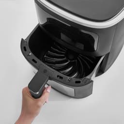 FRITEL Airfryer SnackTastic® 7520 – Airfryer XL / Heteluchtfriteuse 6L – 1500W – Voor 2-6 Personen – Digitaal Touchscreen – Airfryer met Kijkvenster & Verlichting – 8 Programma’s – PFAS-vrij – Zwart — thumbnail 11
