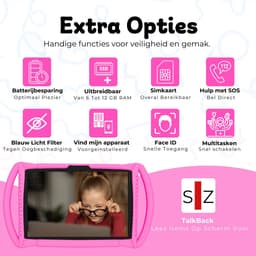Bosstony Snelle Kids Tablet 10 inch - Ouderlijk Toezicht - 6000mAh Batterij - Android 13 - Incl Beschermpakket - Kindertablet vanaf 3 jaar — thumbnail 9