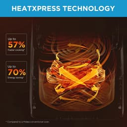 DeXem - Heteluchtfriteuse 7L - airfryer - airfryer oven - heteluchtoven - Midea Heteluchtfriteuse - Heatxpress-Technologie - 90% Minder Olie - Energie En Tijdbesparing Met 7 Pre sets, — thumbnail 2