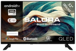 Salora 32QLED320 tv 81,3 cm (32") Full HD Smart TV Wifi Zwart 200 cd/m² — thumbnail 1