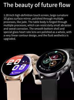 Smartwatch Rankos AK37 - sporthorloge zilver staal bandje - Fitness - Stappenteller - Hartslag - Slaapmonitor - Bluetooth bellen-Bel/message herinnering - Camera Bediening-IP67 Waterbestendig - Met APP-Weer informatie -Stopwatch - Muziek — thumbnail 16