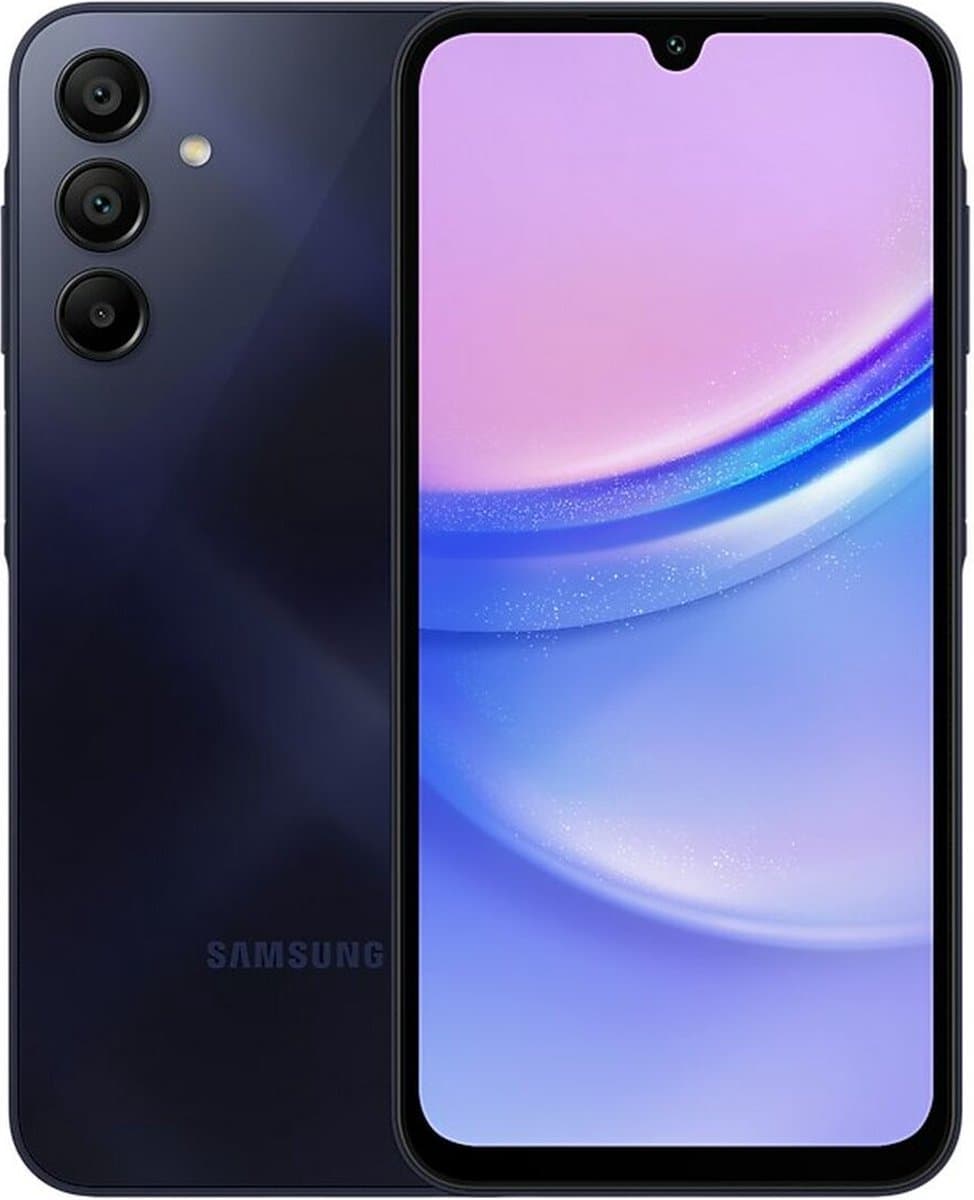 Smartphone Samsung SM-A155FZKIEUE 6,5" 8 GB RAM 256 GB Blauw Zwart — afbeelding 1