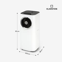 Klarstein mobiele airconditioner met luchtafvoerslang, 5-in-1 airconditioner, ventilator, luchtontvochtiger, luchtreiniger & nachtmodus, app-bediening, kleine & draagbare airconditioner voor thuis & op kantoor, 10000 BTU,9 kW voor 42 m² 50 dB — thumbnail 14