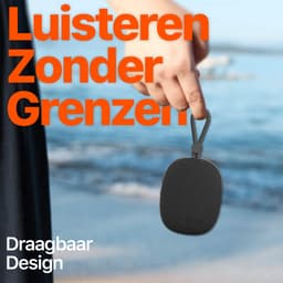 Mini Speaker Bluetooth 5.3 - 12+ Uur Afspeeltijd - Spatwaterbestendig - Draadloze Speakers Klein - Zwart — thumbnail 5