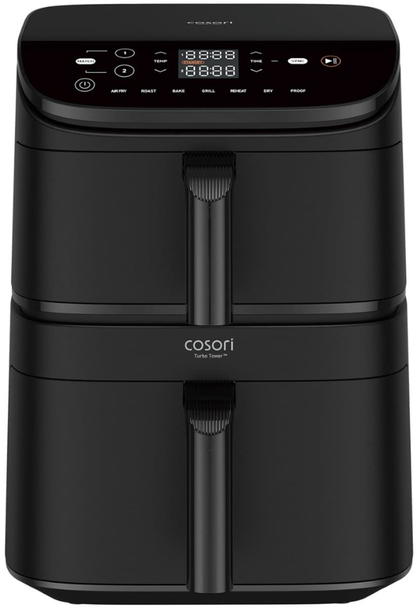 Cosori TurboTower – Dubbele Airfryer XXL – 10.8L – 2 Manden Apart Instelbaar – 7 Programma’s — afbeelding 1