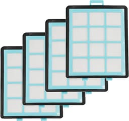 4x Invoer Filter geschikt voor Philips PowerPro Expert (ECO) CRP745 Beschermt Motor tegen Stof FC8760 - FC8769 — thumbnail 1