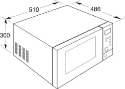 ETNA ECM243RVS - Combi-magnetron - Vrijstaand - 900 watt - 25 liter - RVS — thumbnail 8