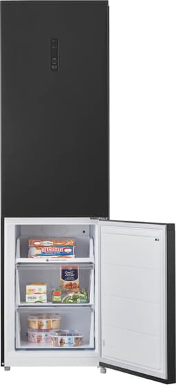 Inventum KV2010B No Frost energiezuinige koel-vriescombinatie - 201 cm hoog - 378 liter - Zeer stil: 29 dB - Superkoelen - Supervriezen - Vershoudlade - Energielabel A - Vrijstaand - Zwart — thumbnail 7