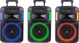 Dankzij de draagbare Bluetooth®-luidsprekers Trevi Zwart — thumbnail 2