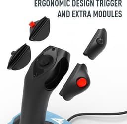 Thrustmaster TCA Officer Pack Airbus Edition - Flight Control Systeem - joytick en Throttle Quadrant - voor PC — thumbnail 3