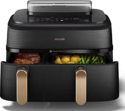 Philips 5000 series NA552/00 - Dubbele heteluchtfriteuse - 9L - 2750W - Zwart — thumbnail 10