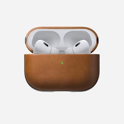 Nomad Lederen Hoesje Voor Airpods Pro 2 Lichtbruin Hoog — thumbnail 1