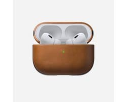 Nomad Lederen Hoesje Voor Airpods Pro 2 Lichtbruin Hoog