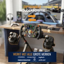 Ranqer Wheel Stand Pro - racestuur standaard - race cockpit - Inklapbaar - Verstelbaar - Geschikt voor: Logitech, Thrustmaster, Fanatec — thumbnail 13