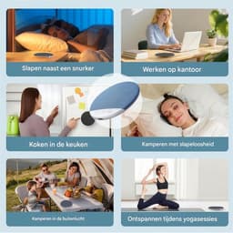 Ynkkvre -Slaapkussenluidspreker, Bluetooth-luidspreker voor onder het kussen, mini-slaaphulpmiddel met botgeleiding, stereobas, timer voor witte ruis en draadloze slaapondersteuningsfunctie — thumbnail 8