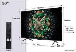 TCL 50C61K - 50 inch - 4K QD-MiniLED - 2025 - Smart TV — thumbnail 5