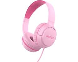 Phreeze JR310 - Koptelefoon Kinderen - Kinder Koptelefoon met Draad - Hoofdtelefoon Kind - Geluidsdempend - Volumebegrenzer - Inklapbaar - Roze