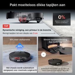 Roborock Saros 20 Sonic–Robotstofzuiger Met Dweilfunctie-VibraRise 5.0 dweilsysteem 4000 Trillingen/min-Digitale motor 36000 Pa&dubbel antiklitsysteem-AdaptiLift Chassis 3.0-Reactieve AI 3.0 obstakelherkenning-Pakt moeiteloos dikke tapijten aan,Zwart — thumbnail 2