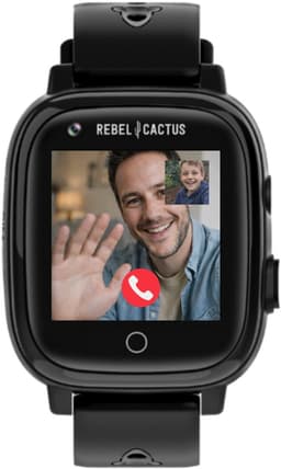 Kindersmartwatch GO (Zwart) - GPS tracker - Whatsapp - Taal: NL/EN/DE/FR/ES/SE etc — thumbnail 4