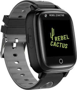 Kindersmartwatch GO (Zwart) - GPS tracker - Whatsapp - Taal: NL/EN/DE/FR/ES/SE etc — thumbnail 2